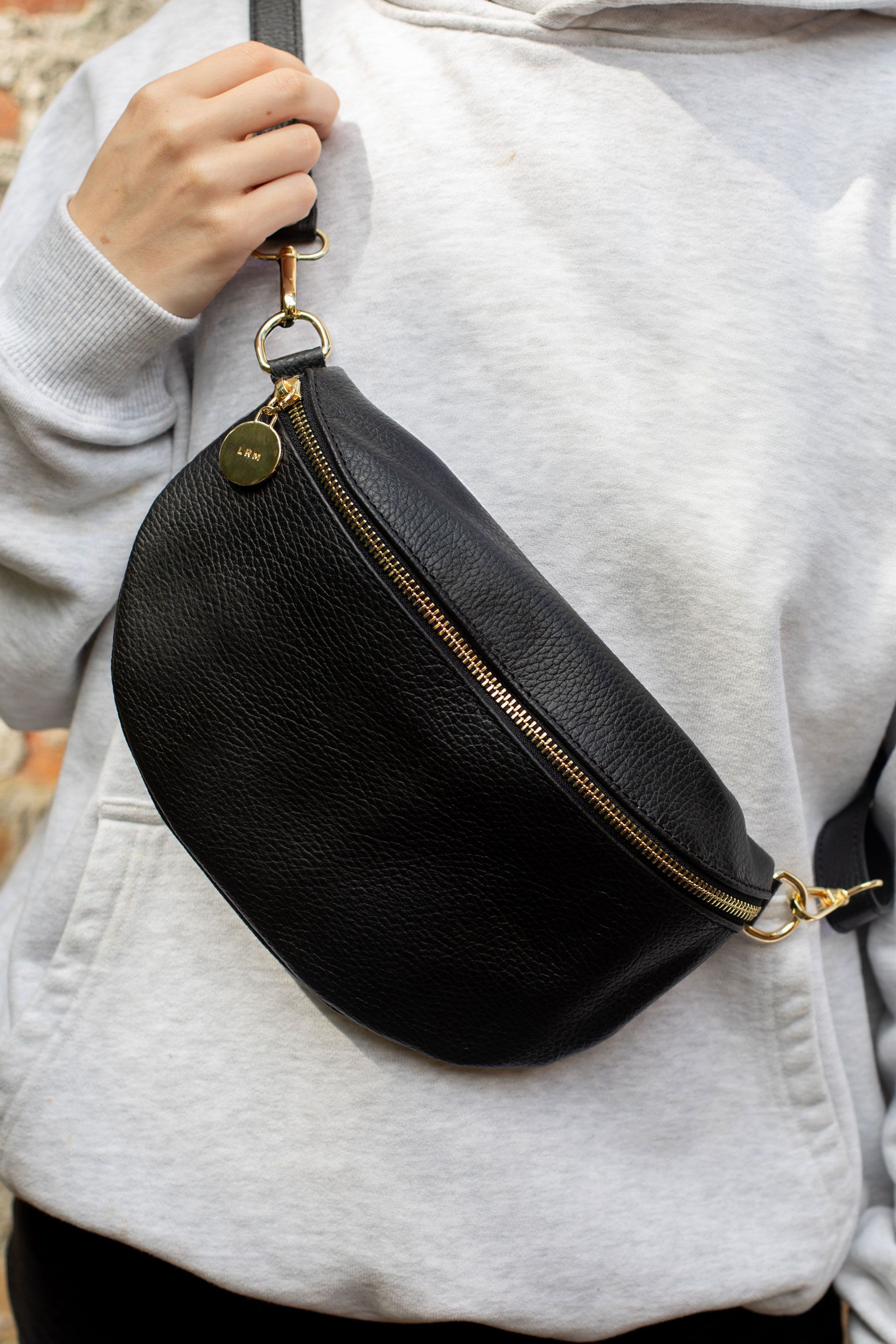 Buy Personalised Leather The Emma Grain Bag by LRM Goods from Next Sweden